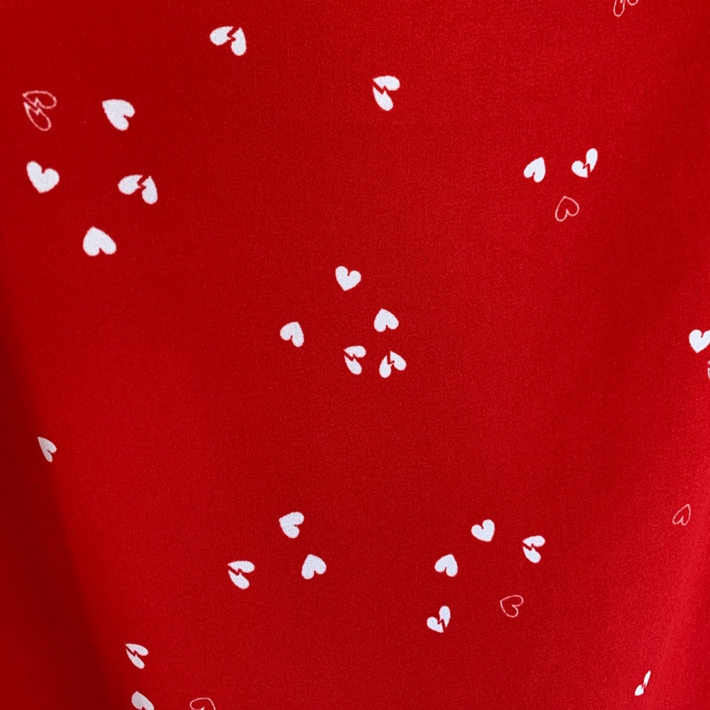 NWT Nordstrom Abound Heart printed midi skirt - Picture 3 of 8